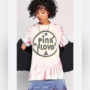 🌘Daydreamer Pink Floyd Eclipse Tie-Dye Weekend Band Tee